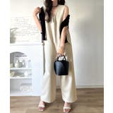 1枚でキマる私スタイル。フラップポケットVネックサロペット | Classical Elf  | 詳細画像15 