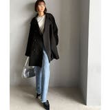 瞬間、きちんと見え。1枚あれば着回し自由自在。ケープ付きスタンドカラーミドル丈コ… | Classical Elf  | 詳細画像8 