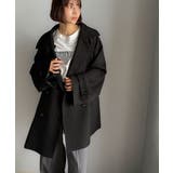 瞬間、きちんと見え。1枚あれば着回し自由自在。ケープ付きスタンドカラーミドル丈コ… | Classical Elf  | 詳細画像10 