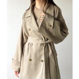 瞬間、きちんと見え。1枚あれば着回し自由自在。ケープ付きスタンドカラーミドル丈コ… | Classical Elf  | 詳細画像26 