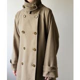 瞬間、きちんと見え。1枚あれば着回し自由自在。ケープ付きスタンドカラーミドル丈コ… | Classical Elf  | 詳細画像29 