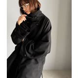 瞬間、きちんと見え。1枚あれば着回し自由自在。ケープ付きスタンドカラーミドル丈コ… | Classical Elf  | 詳細画像4 