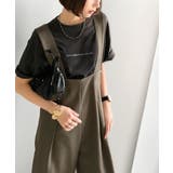 楽にシルエット美人。ワンタックワイドシルエットサロペットパンツ | Classical Elf  | 詳細画像27 