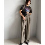 楽にシルエット美人。ワンタックワイドシルエットサロペットパンツ | Classical Elf  | 詳細画像31 