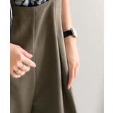 楽にシルエット美人。ワンタックワイドシルエットサロペットパンツ | Classical Elf  | 詳細画像32 