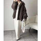 ぎゅっと、抱きしめたくなる。裾ドロストプードル風ファーブルゾン | Classical Elf  | 詳細画像10 