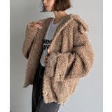 ベージュ | ぎゅっと、抱きしめたくなる。裾ドロストプードル風ファーブルゾン | Classical Elf 