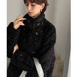 ふんわり包まれる贅沢な季節感。スタンドカラープードルボアダブルコート | Classical Elf | 詳細画像12