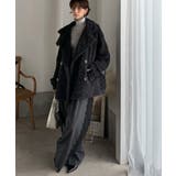 ふんわり包まれる贅沢な季節感。スタンドカラープードルボアダブルコート | Classical Elf | 詳細画像13