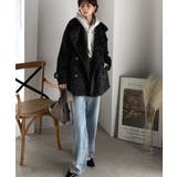 ふんわり包まれる贅沢な季節感。スタンドカラープードルボアダブルコート | Classical Elf | 詳細画像18