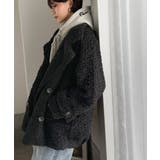 ふんわり包まれる贅沢な季節感。スタンドカラープードルボアダブルコート | Classical Elf | 詳細画像19