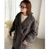 ふんわり包まれる贅沢な季節感。スタンドカラープードルボアダブルコート | Classical Elf | 詳細画像21