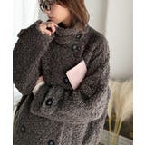 ふんわり包まれる贅沢な季節感。スタンドカラープードルボアダブルコート | Classical Elf | 詳細画像28