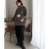 ふんわり包まれる贅沢な季節感。スタンドカラープードルボアダブルコート | Classical Elf | 詳細画像30