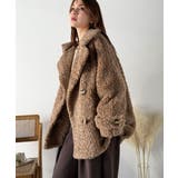 ふんわり包まれる贅沢な季節感。スタンドカラープードルボアダブルコート | Classical Elf | 詳細画像36