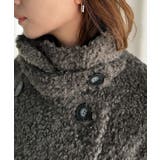 ふんわり包まれる贅沢な季節感。スタンドカラープードルボアダブルコート | Classical Elf | 詳細画像42