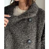 ふんわり包まれる贅沢な季節感。スタンドカラープードルボアダブルコート | Classical Elf | 詳細画像43