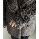 ふんわり包まれる贅沢な季節感。スタンドカラープードルボアダブルコート | Classical Elf | 詳細画像45