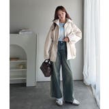 華奢見えボリュームアウター♪衿リブウエストドロストバルーンパディングコート | Classical Elf  | 詳細画像9 