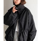 華奢見えボリュームアウター♪衿リブウエストドロストバルーンパディングコート | Classical Elf  | 詳細画像10 