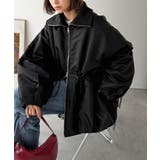 華奢見えボリュームアウター♪衿リブウエストドロストバルーンパディングコート | Classical Elf  | 詳細画像19 