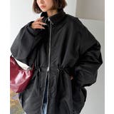 華奢見えボリュームアウター♪衿リブウエストドロストバルーンパディングコート | Classical Elf  | 詳細画像22 