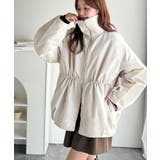 華奢見えボリュームアウター♪衿リブウエストドロストバルーンパディングコート | Classical Elf  | 詳細画像1 