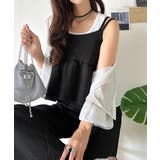 1枚で華奢見え華やか◎ダブルストラップペプラムサロペット | Classical Elf | 詳細画像7