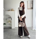 1枚で華奢見え華やか◎ダブルストラップペプラムサロペット | Classical Elf | 詳細画像27