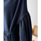 ぽわんとあざとく。ウエストリボン使い配色ステッチキーネックワンピース（長袖） | Classical Elf  | 詳細画像29 