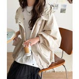 大人の抜け感。ボリュームスリーブ ショート丈 マウンテンパーカー | Classical Elf  | 詳細画像8 