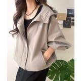 大人の抜け感。ボリュームスリーブ ショート丈 マウンテンパーカー | Classical Elf  | 詳細画像23 