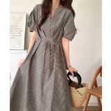 ブラウンチェック | 【UVカット 防シワ 吸水速乾機能付き】涼しさも美しさも、さらっと叶える。サッカ… | Classical Elf 