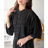 【防シワ機能付き】主役級！さらりと着られるシンプル派のためのノーカラー袖ボリュー… | Classical Elf  | 詳細画像29 