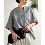 楽ちんな着心地×さらっとした肌触り。きれい見えも叶う一枚。リネン混バンドカラース… | Classical Elf | 詳細画像34