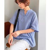 楽ちんな着心地×さらっとした肌触り。きれい見えも叶う一枚。リネン混バンドカラース… | Classical Elf | 詳細画像38