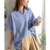 楽ちんな着心地×さらっとした肌触り。きれい見えも叶う一枚。リネン混バンドカラース… | Classical Elf | 詳細画像43