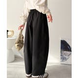 ゆるく、美しく、すらり整う。ボリュームギャザーイージータックパンツ(ウエストゴム… | Classical Elf | 詳細画像8