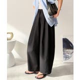 ゆるく、美しく、すらり整う。ボリュームギャザーイージータックパンツ(ウエストゴム… | Classical Elf | 詳細画像1