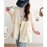 きちんと感も、抜け感も。夏に着られるテーラード。ショートスリーブオーバーサイズジ… | Classical Elf | 詳細画像7