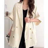 きちんと感も、抜け感も。夏に着られるテーラード。ショートスリーブオーバーサイズジ… | Classical Elf | 詳細画像10