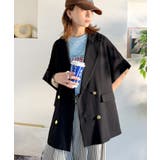 きちんと感も、抜け感も。夏に着られるテーラード。ショートスリーブオーバーサイズジ… | Classical Elf | 詳細画像16