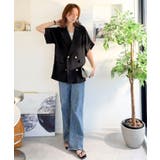 きちんと感も、抜け感も。夏に着られるテーラード。ショートスリーブオーバーサイズジ… | Classical Elf | 詳細画像24