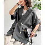 きちんと感も、抜け感も。夏に着られるテーラード。ショートスリーブオーバーサイズジ… | Classical Elf | 詳細画像25