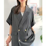 きちんと感も、抜け感も。夏に着られるテーラード。ショートスリーブオーバーサイズジ… | Classical Elf | 詳細画像30