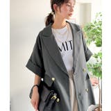 きちんと感も、抜け感も。夏に着られるテーラード。ショートスリーブオーバーサイズジ… | Classical Elf | 詳細画像33