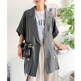 きちんと感も、抜け感も。夏に着られるテーラード。ショートスリーブオーバーサイズジ… | Classical Elf | 詳細画像34