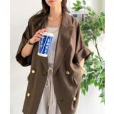 きちんと感も、抜け感も。夏に着られるテーラード。ショートスリーブオーバーサイズジ… | Classical Elf | 詳細画像39