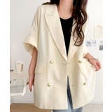 きちんと感も、抜け感も。夏に着られるテーラード。ショートスリーブオーバーサイズジ… | Classical Elf | 詳細画像3