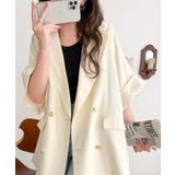 きちんと感も、抜け感も。夏に着られるテーラード。ショートスリーブオーバーサイズジ… | Classical Elf | 詳細画像5